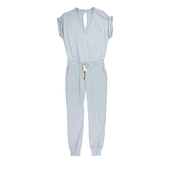 n:PHILANTHROPY Lawes Short Sleeve Jumpsuit XL Blue - Picture 1 of 11